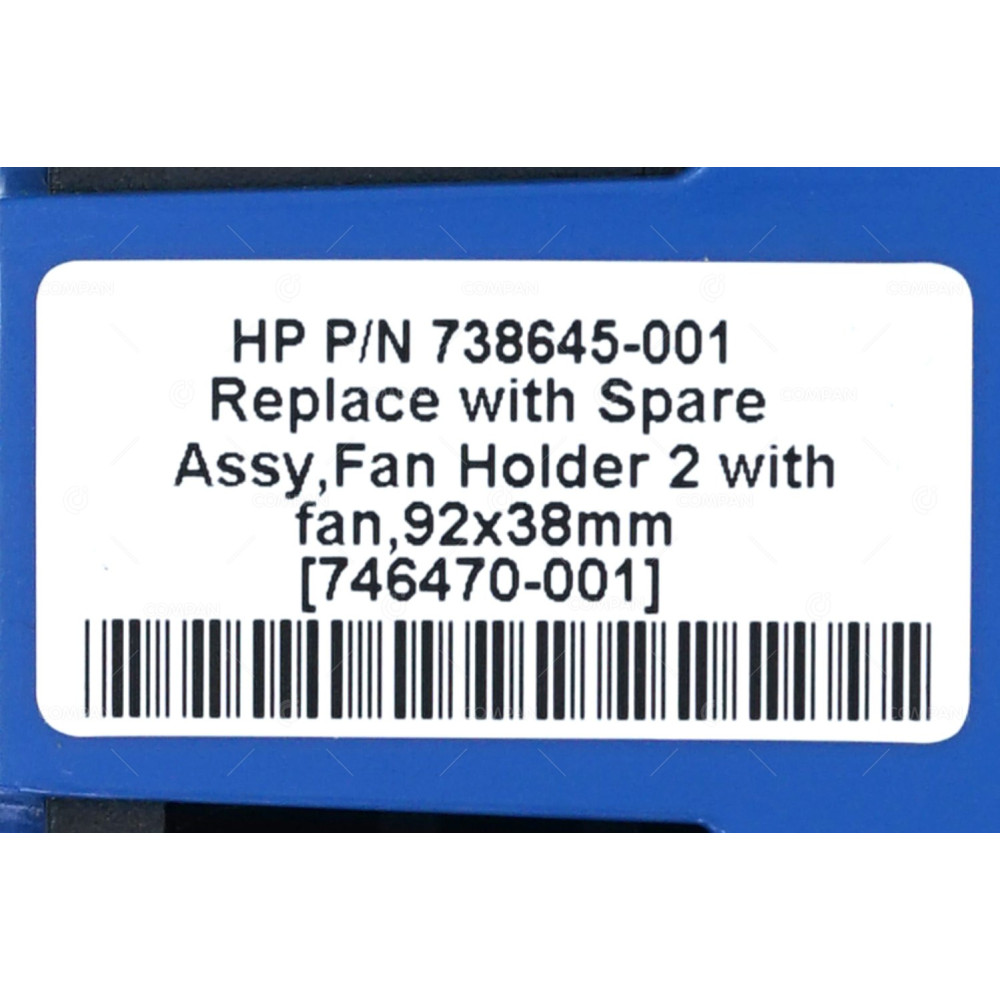 746470-001 HP FAN HOLDER WITH FAN FOR ML350E G8